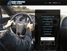 Tablet Screenshot of cheapinsurancepolicyassist.com